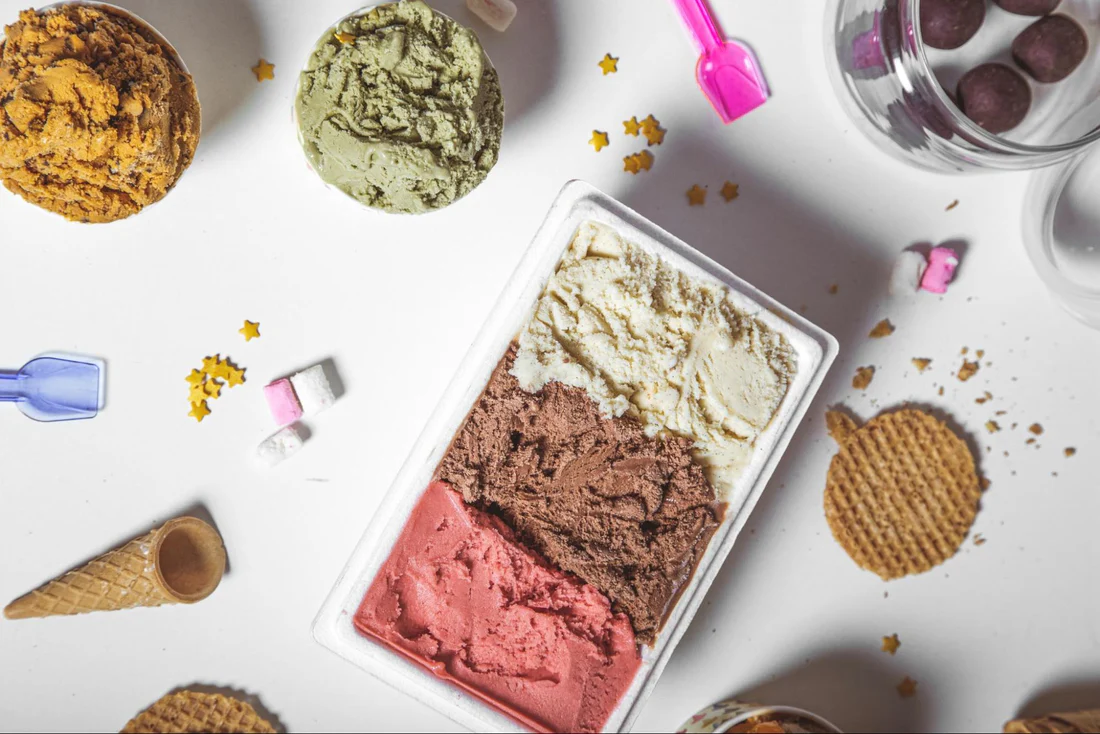 Freeze dried icecream